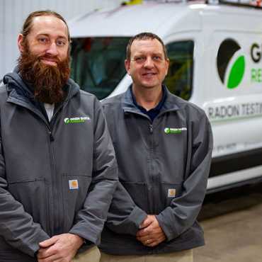 Team of Green Earth Remediation specialists ready to deliver professional radon testing services for businesses.