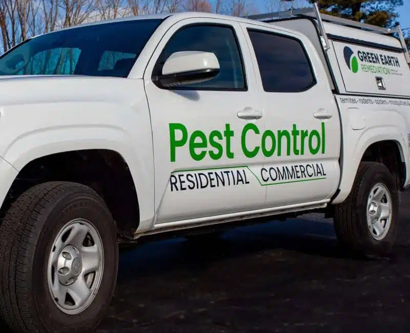 Green Earth Remediation pest control truck